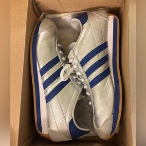 Adidas Metallic Silver Country OG